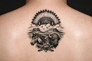 simple medicine hat themed tattoo idea