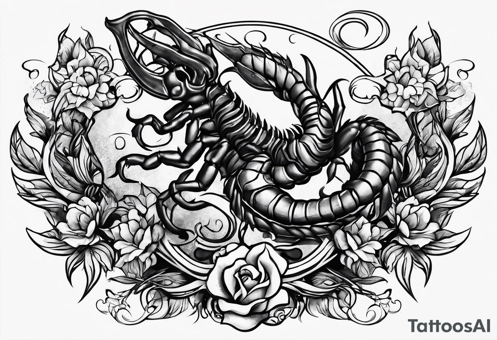 scorpio tattoo idea