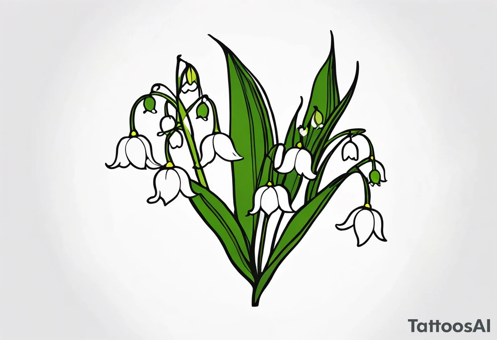 Lily of the valley tattoo idea