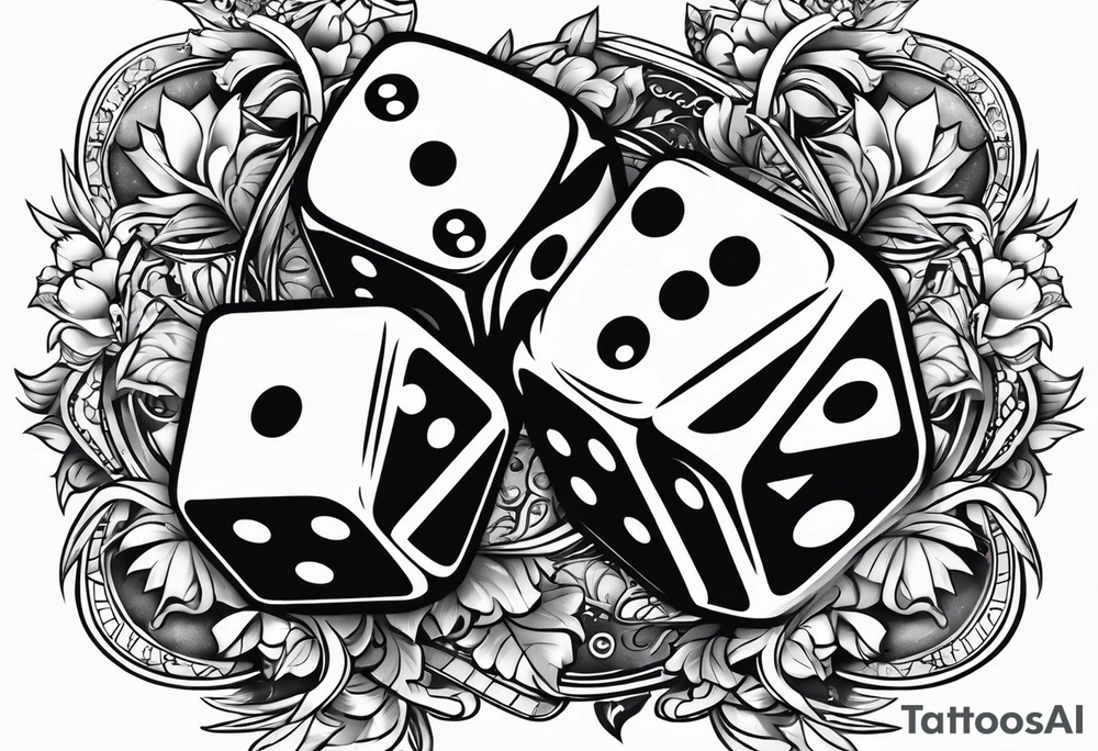 Las Vegas dice tattoo idea