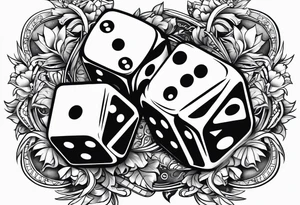 Las Vegas dice tattoo idea