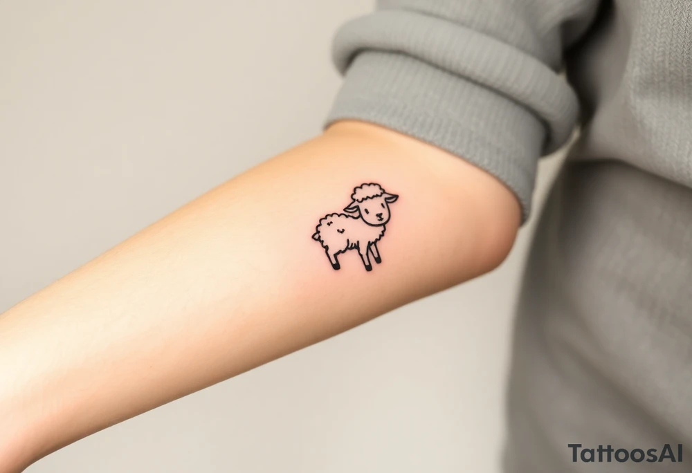 Black sheep tattoo idea
