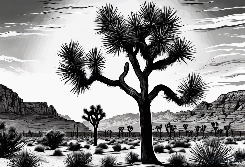 Joshua trees tattoo idea