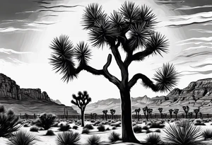 Joshua trees tattoo idea