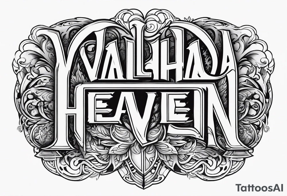 Valhalla heaven tattoo idea