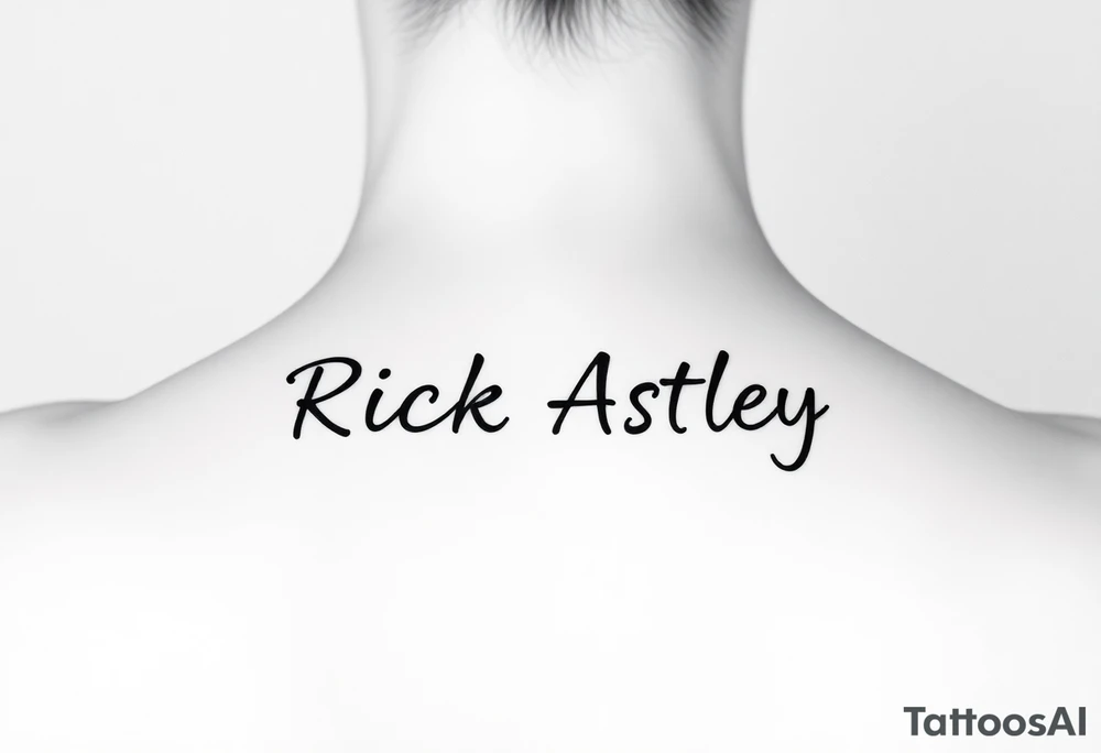 Rick Astley meme tattoo idea