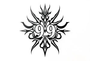 999 symbol tattoo idea