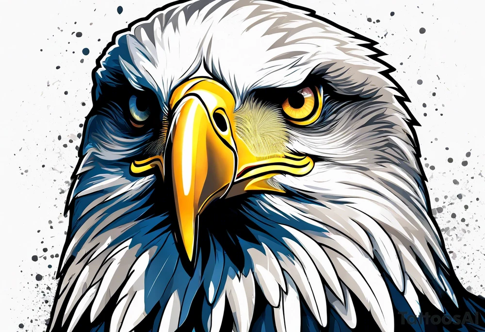 eagle scrwaming tattoo idea