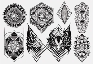 Dragon skin tattoo idea