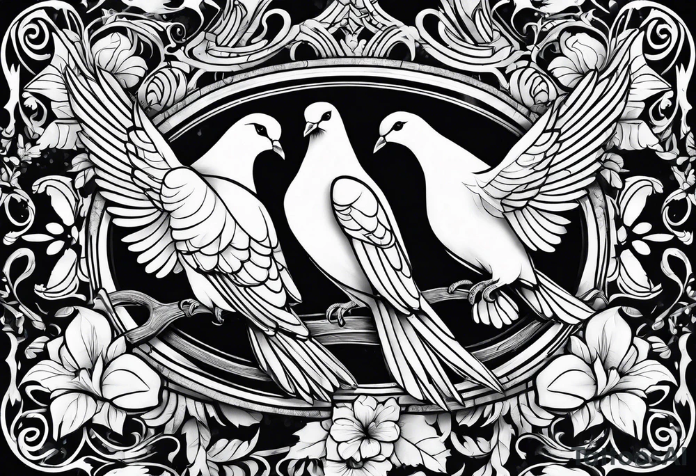 doves tattoo idea