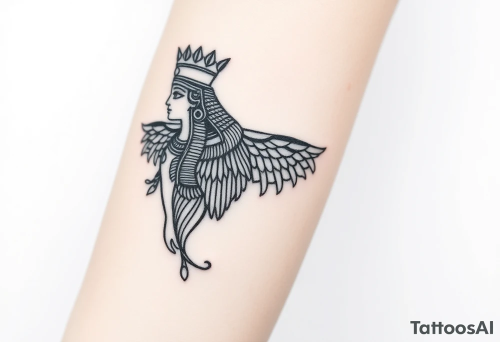Egyptian goddesses tattoo idea