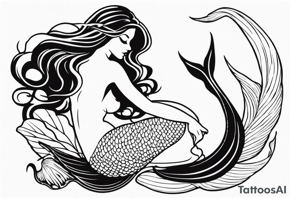 Mermaid tattoo idea