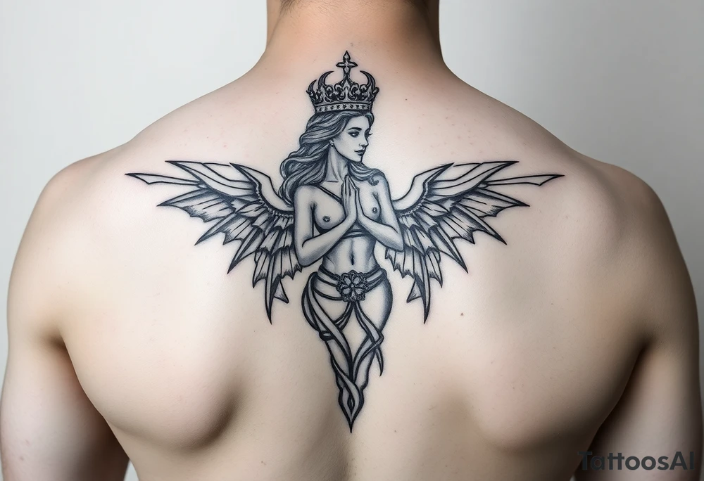 pleasure goddess for arm tattoo idea