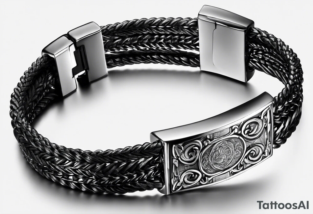 scottish bracelet with MKB tattoo idea