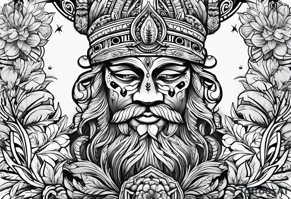 Marijuana tattoo idea