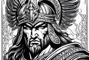 greek god ares tattoo idea