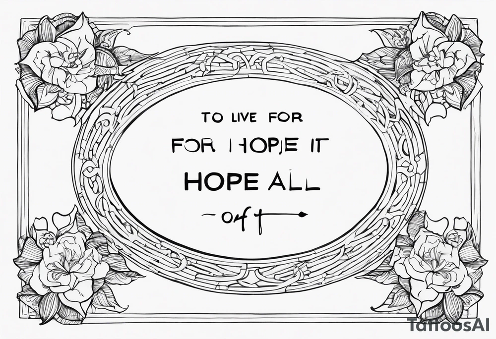 Lyrics ‘to live for the hope of it all’
Capricorn
Small, dainty tattoo idea