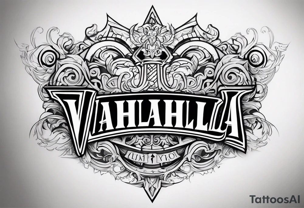 Valhalla tattoo idea