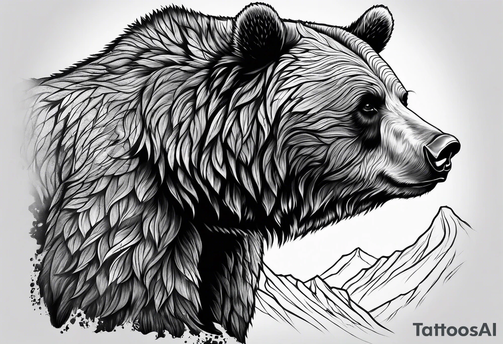 Grizzle Bear tattoo idea