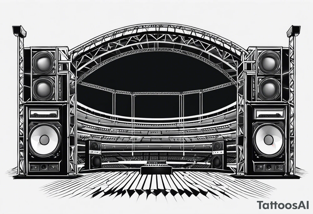 Truss, music, mix stadion, faders, reprobox tattoo idea