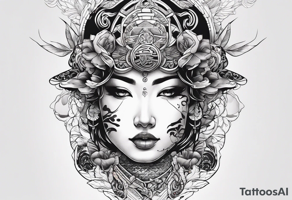 cyberpunk tattoo idea