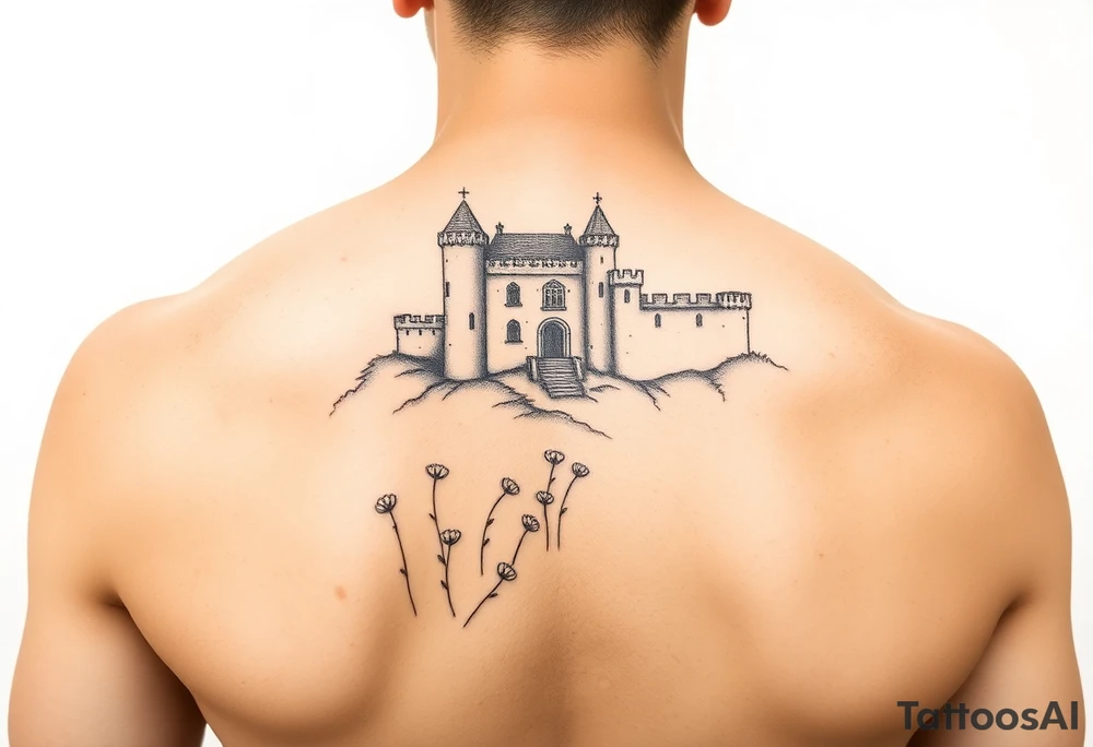 the meadow of the royal fortress. tattoo idea