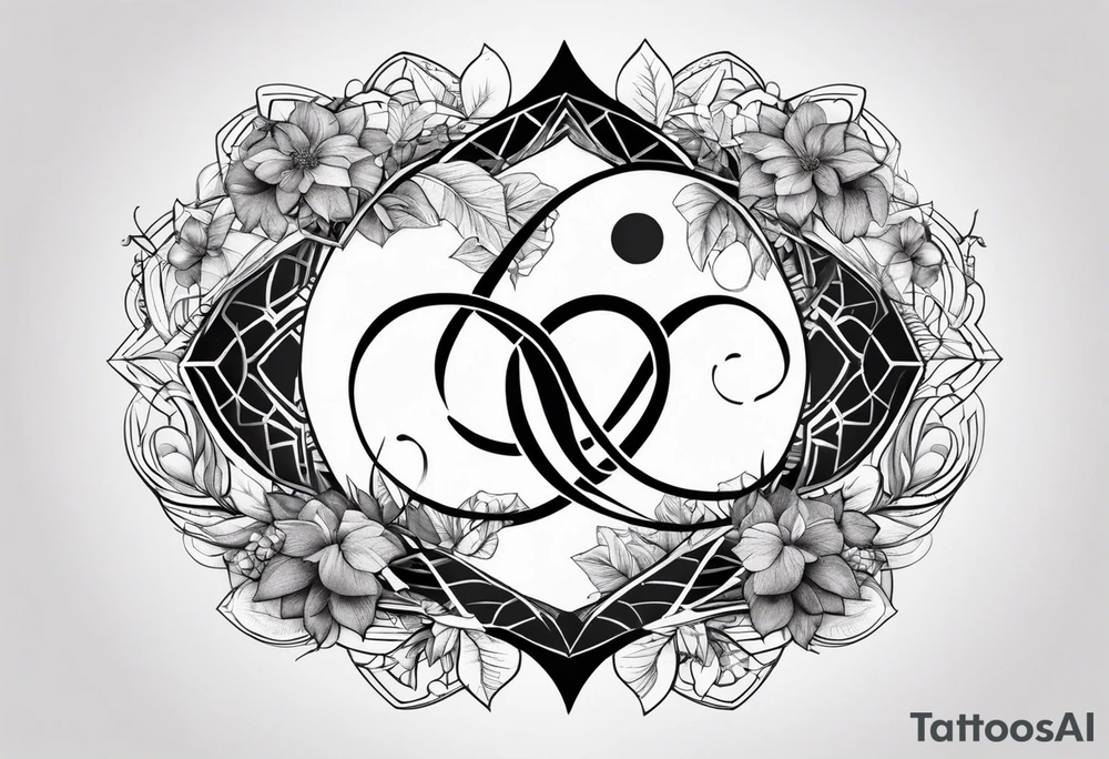 Combine infinity symbol and the earth in to a love couple tattoo tattoo idea