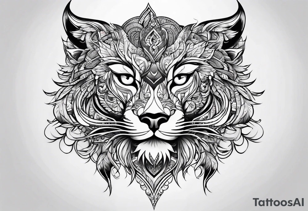 Half chest tattoo tattoo idea