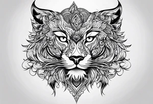 Half chest tattoo tattoo idea