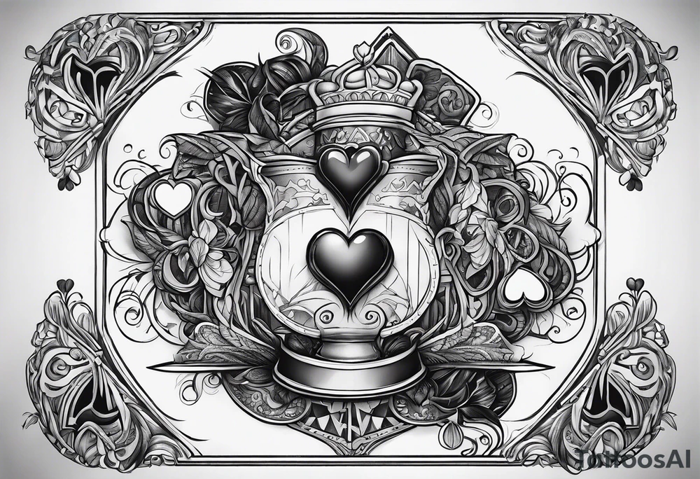 Jack of hearts tattoo idea