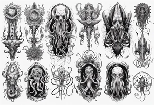 long tattoo for forearm on lovecraft them
add tentacle tattoo idea