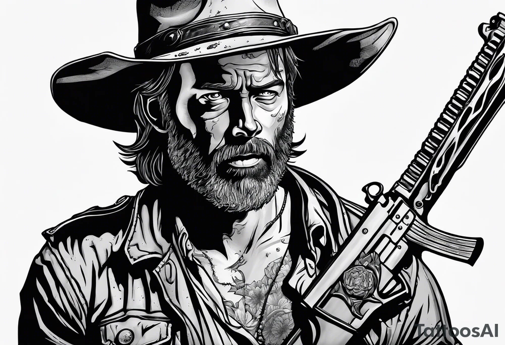 the walking dead tattoo idea