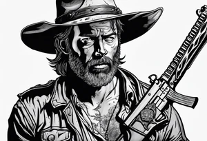 the walking dead tattoo idea