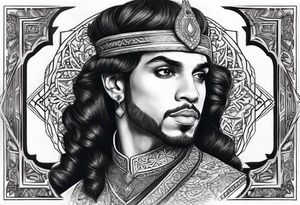 Prince Ali in arabic translation tattoo idea