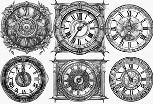 roman numerals IX-VI-LVII tattoo idea