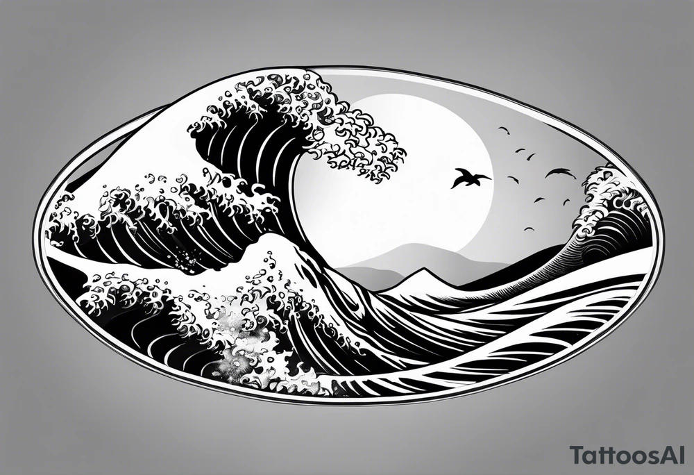 Ocean tattoo idea