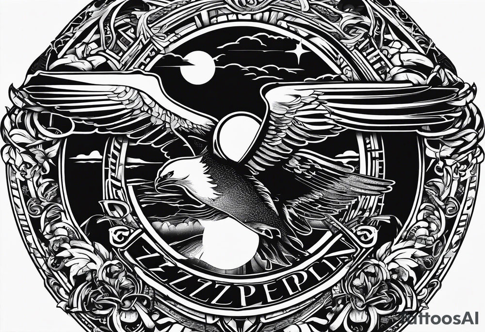 led zeppelin logos tattoo idea