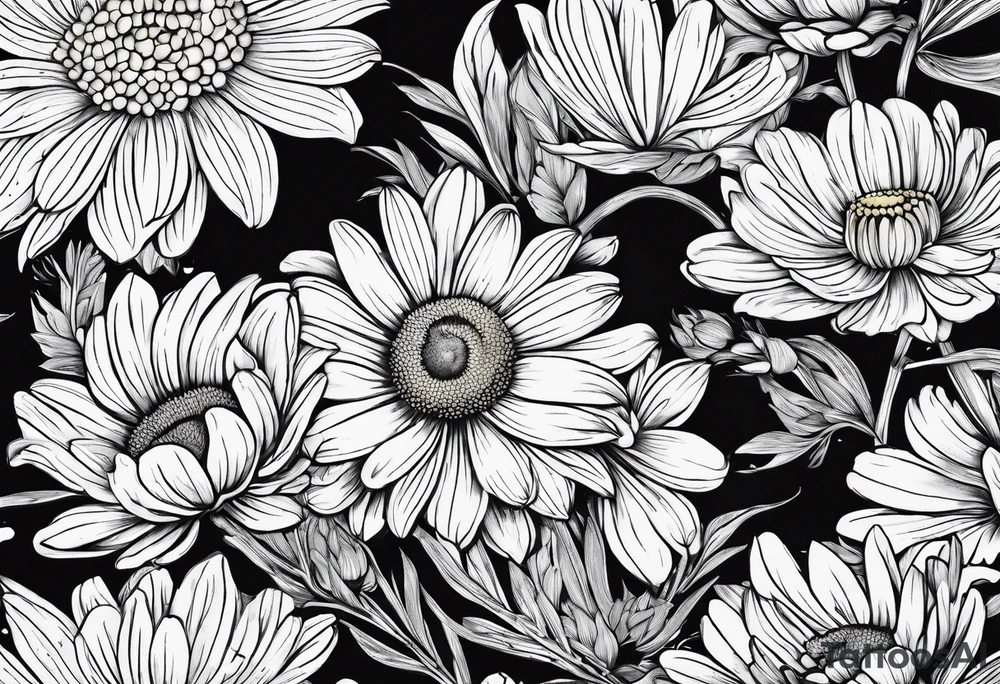 Chamomile tattoo idea