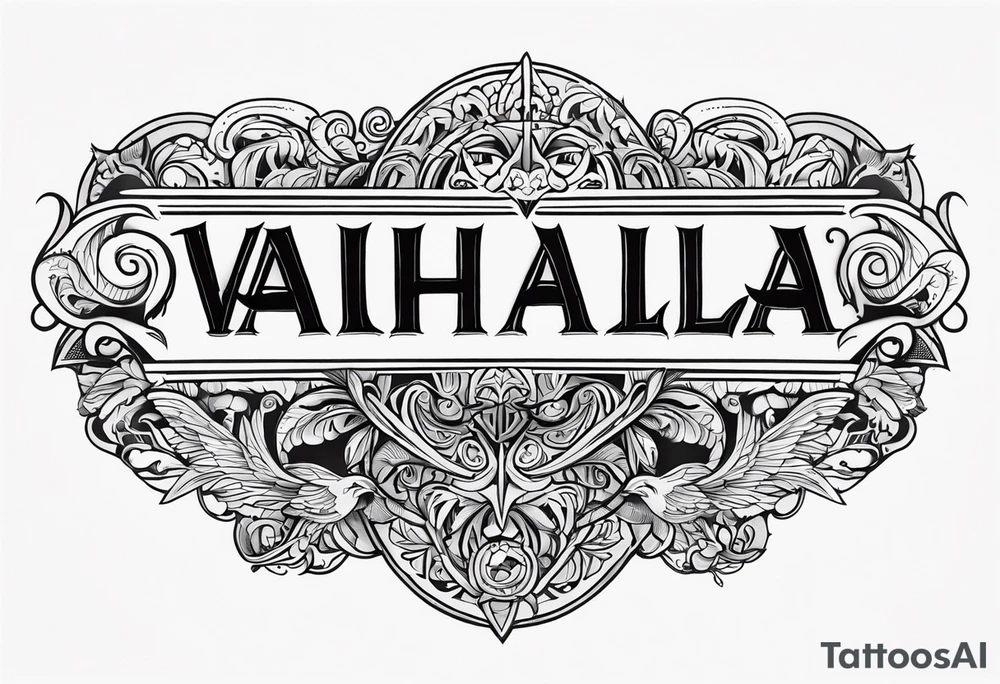 Valhalla tattoo idea