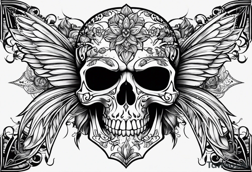 skull tattoo idea