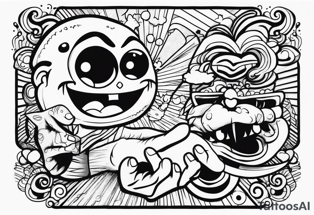 Idle hands tattoo idea