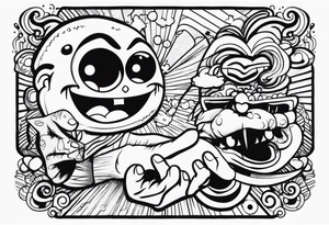 Idle hands tattoo idea