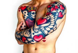 king of hearts
love tattoo idea