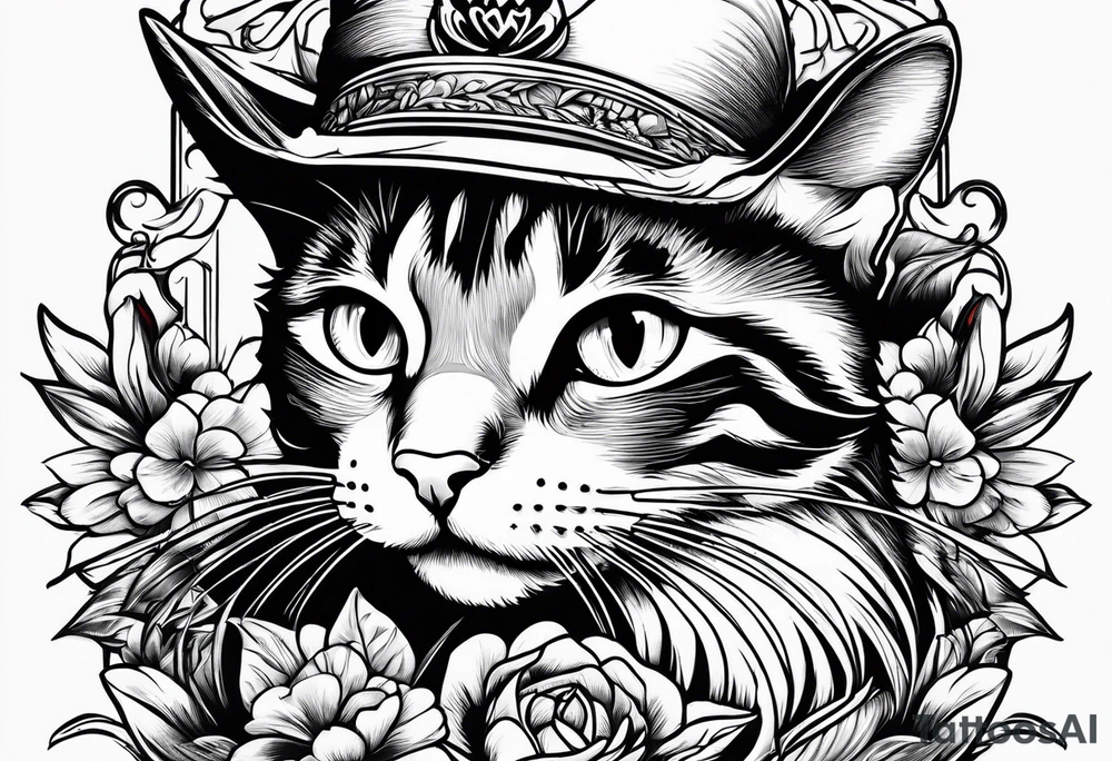 Communist cat tattoo idea