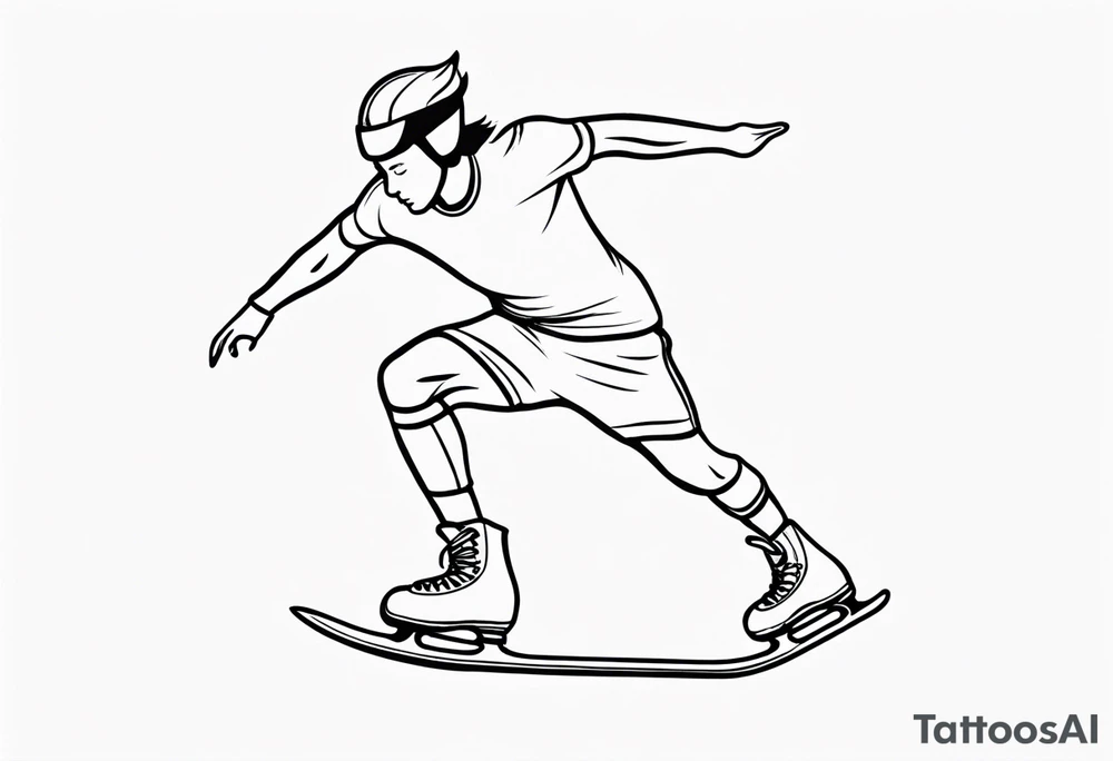iceskater tattoo idea
