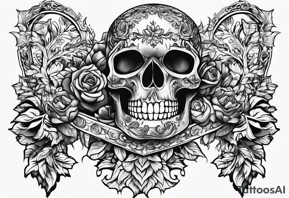 Skeleton hand tattoo with Gonzales tattoo idea Skeleton hand tattoo with Gonzales tattoo idea