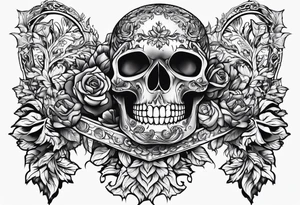 Skeleton hand tattoo with Gonzales tattoo idea