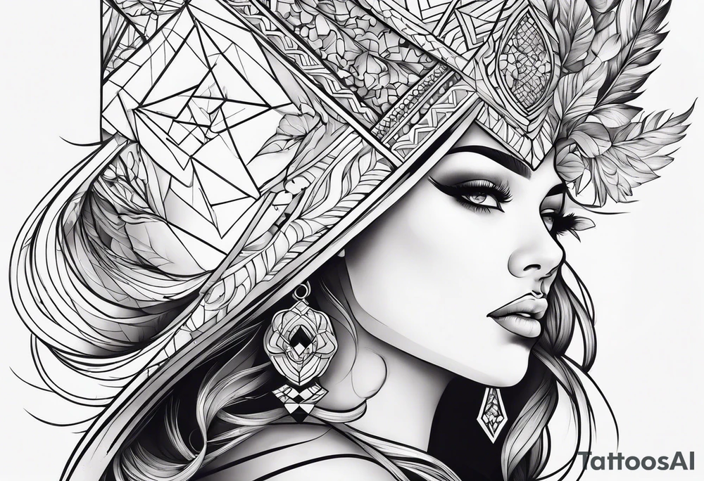 Women power tattoo idea