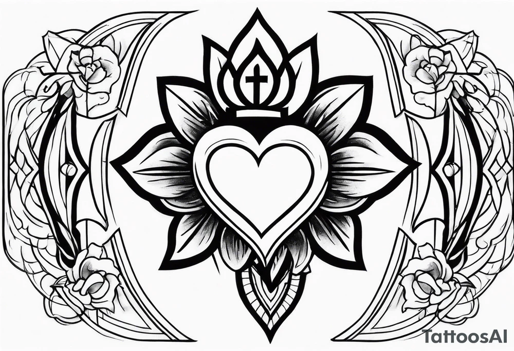 sacred heart newschool tattoo tattoo idea