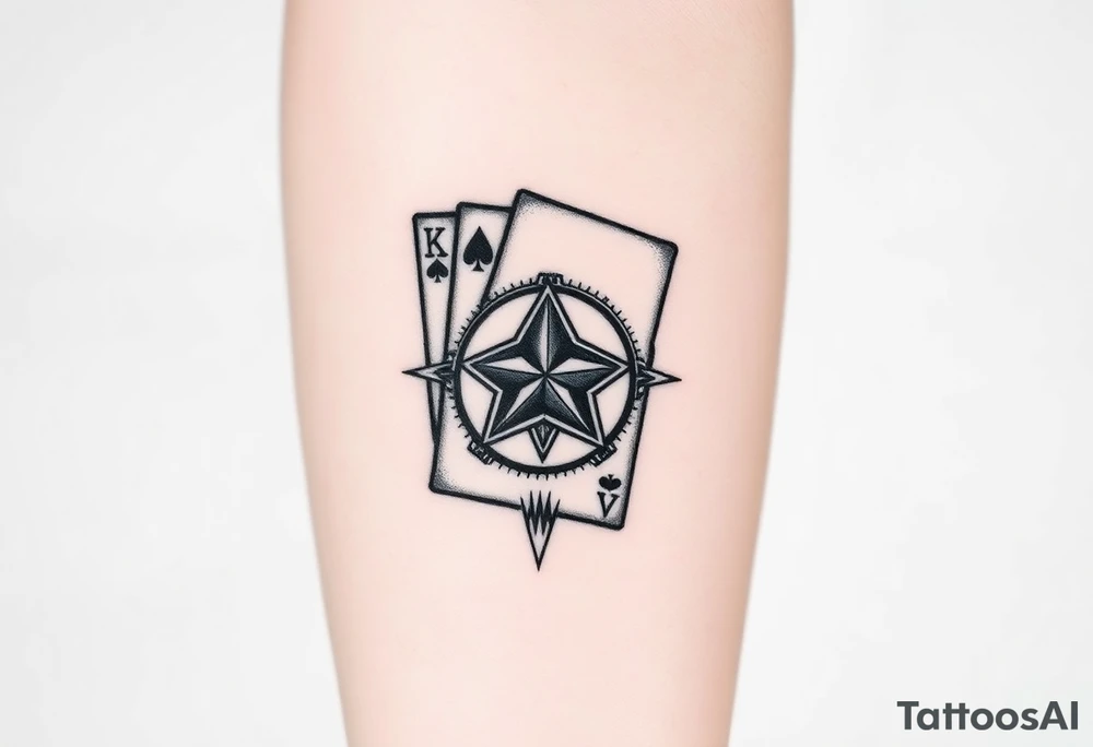 Für die außenseite vom unterarm 
Poker karten von ass bis bube in piek
Würfel tattoo idea